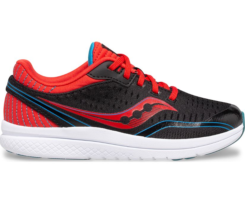 Saucony Kinvara 11 Kids' Sneakers Black / Red / Blue | AU 745JPQJ